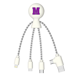 White Multi Cable Charger, charger, technology, cable, iphone